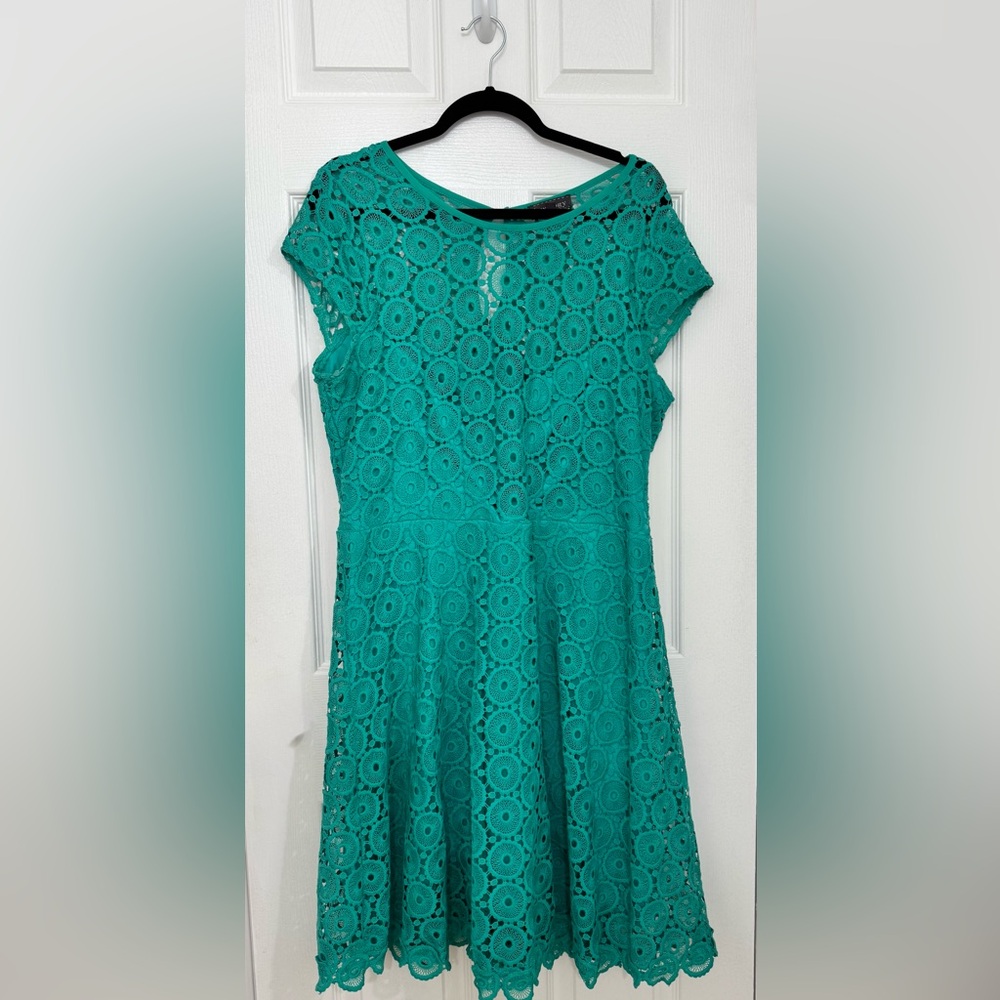 Elegant Teal Lace Blouse for Women